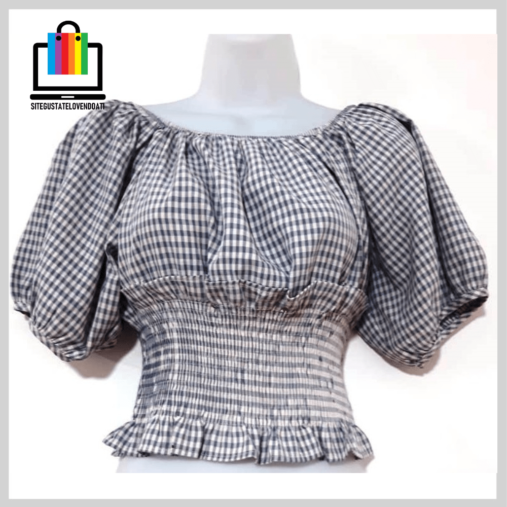 Disfraces-Piratas-Pirata Falda Cafe Blusa Cuadrille-5-min